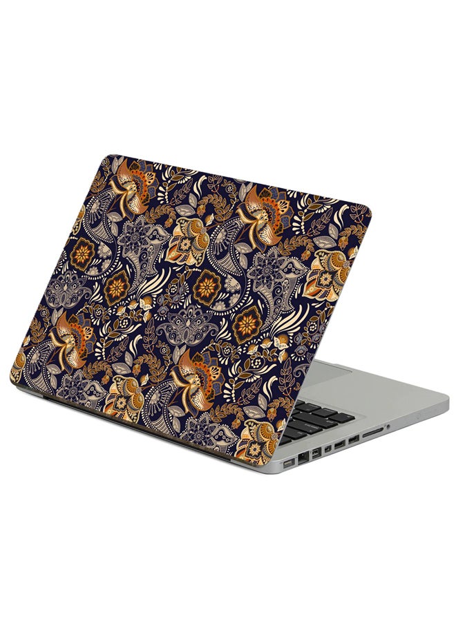 Fast Print Pattern Ornament Printed Laptop Sticker Multicolour
