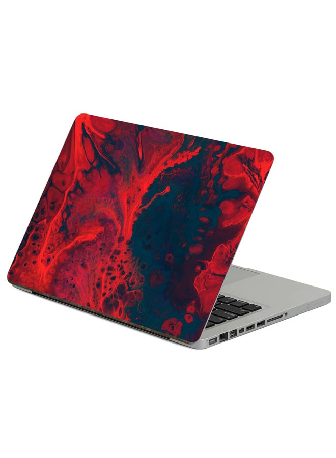 Fast Print Paint Spots Printed Laptop Sticker Multicolour