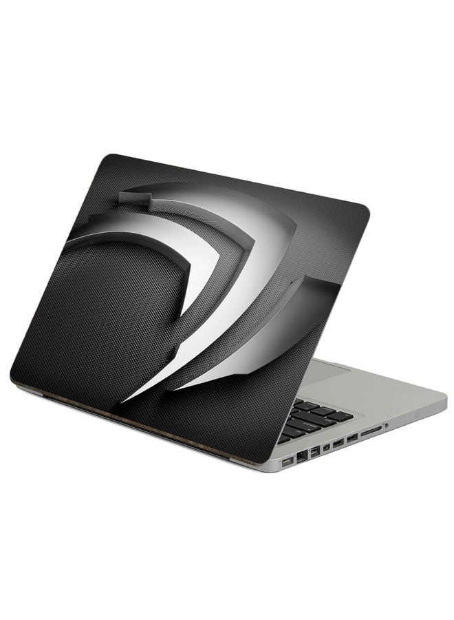 Fast Print Form Figure Printed Laptop Sticker Multicolour