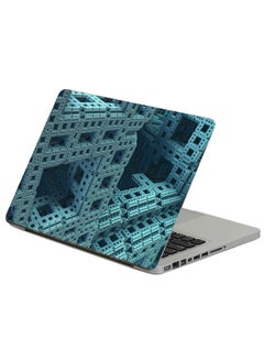 Fractal Surface Printed Laptop Sticker 13.3 Inch Multicolor Multicolor