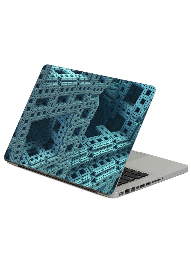 Fast Print - Fractal Surface Printed Laptop Sticker 13.3 Inch Multicolor Multicolor - Image 1