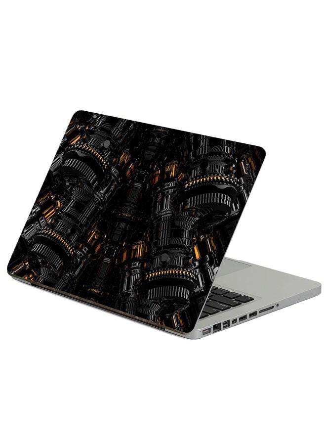 Fast Print Construction Mechanism Printed Laptop Sticker Multicolour