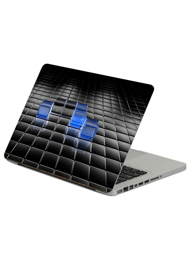 Fast Print Cubes Surface Printed Laptop Sticker Multicolour 