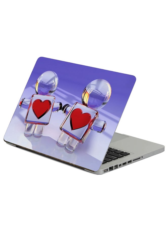 Toys Couple Printed Laptop Sticker Multicolour