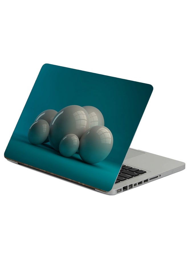 Fast Print Printed Laptop Protector Sticker Multicolour 