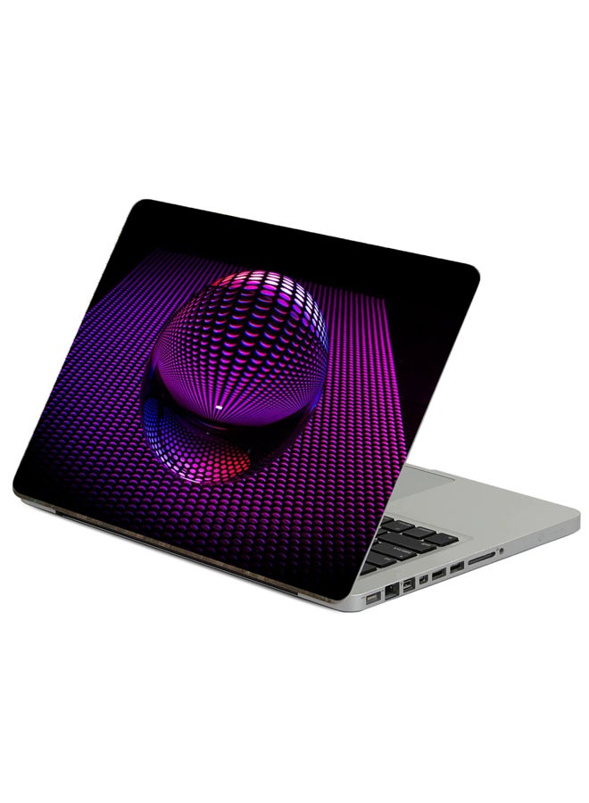 Fast Print - Ball Sphere Printed Laptop Sticker Multicolour - Image 1