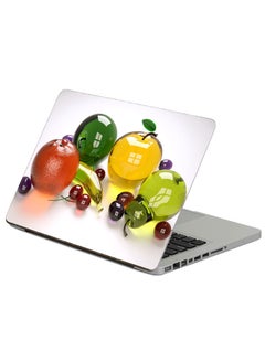 Fruit Glass Printed Laptop Sticker Multicolour