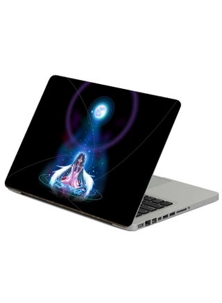 Girl Space Printed Laptop Sticker Multicolour - v1608044119/N41025719A_1