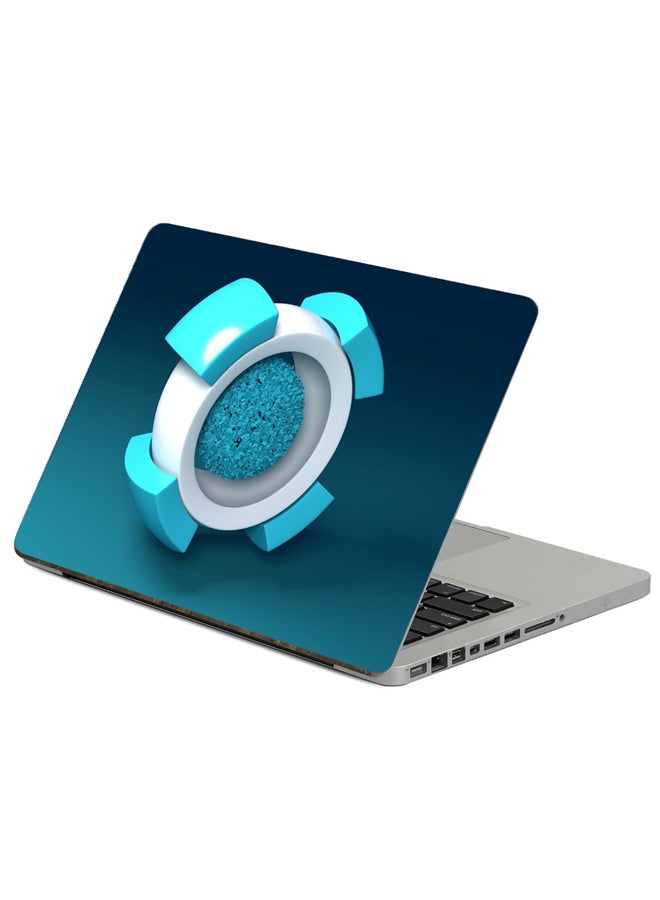 Fast Print Shape 3D Printed Laptop Sticker Multicolour