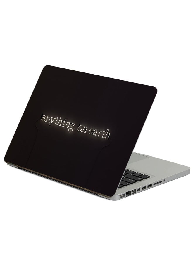 Inscription Neon Printed Laptop Sticker Multicolour