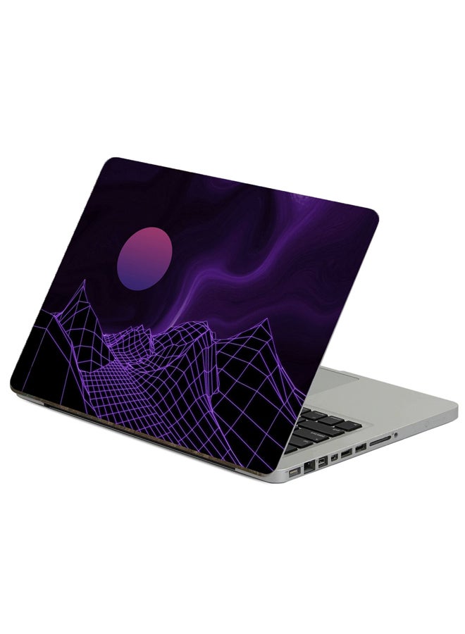 Fast Print Ball Mesh Printed Laptop Sticker Multicolour