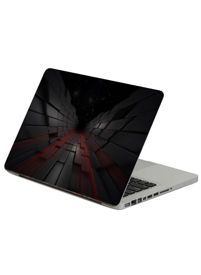 Fast Print Cubes Flight Printed Laptop Sticker Multicolour 