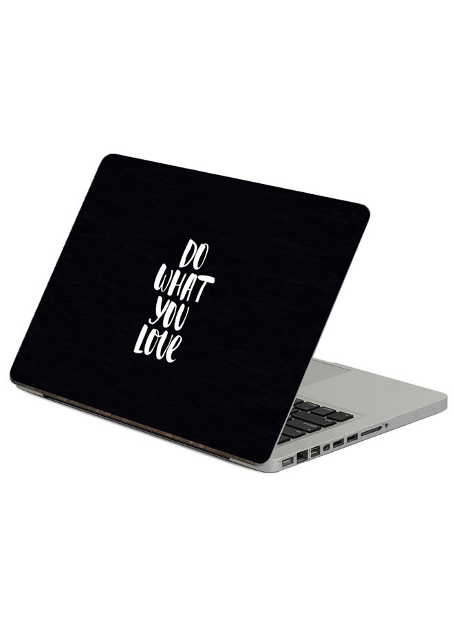 Fast Print Inscription Text Printed Laptop Sticker Multicolour
