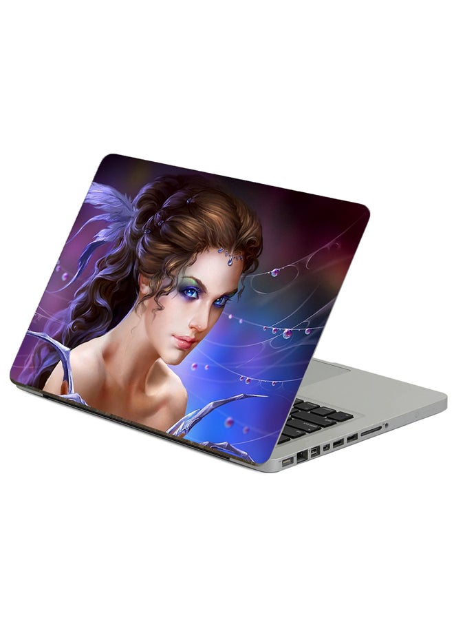 Fast Print Uildrim Wild Dreamer Printed Laptop Sticker Multicolour 
