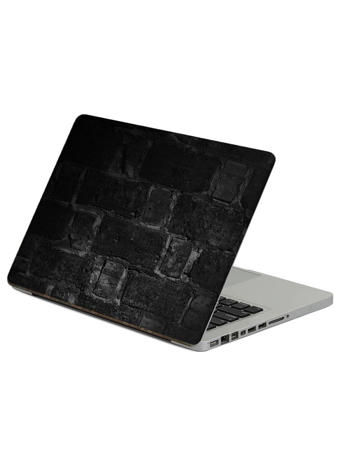 Wall Brick Printed Laptop Sticker Multicolour