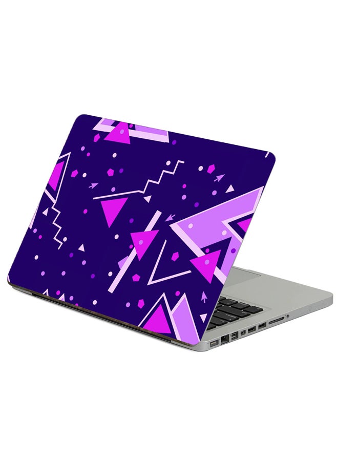 ملصق لابتوب مزين بطبعة مثلثات متعدد الألوان
