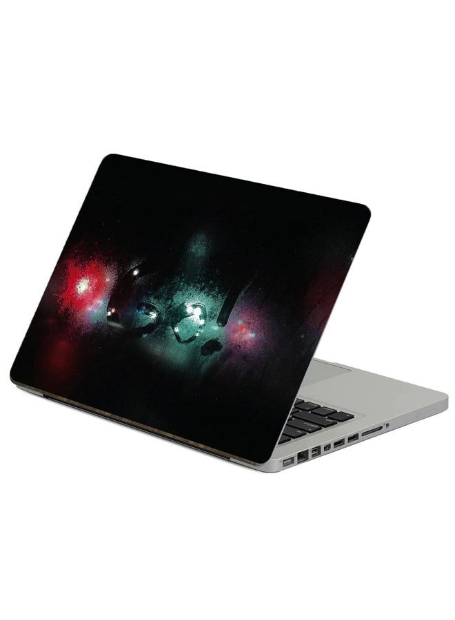 Fast Print Glass Inscription Printed Laptop Sticker 13.3 Inch Multicolor