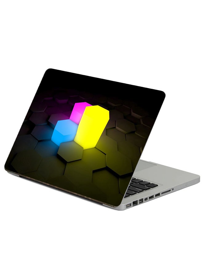 Figurines Lights Printed Laptop Sticker Multicolour