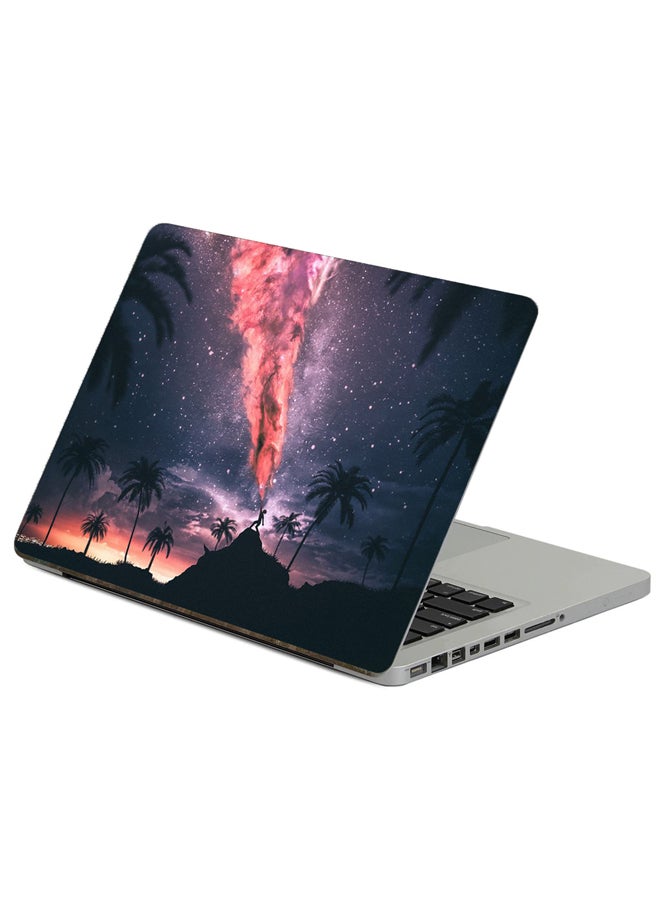 Fast Print Silhouette Magic Printed Laptop Sticker Multicolour