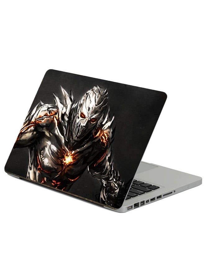 Monster Iron Printed Laptop Sticker Multicolour
