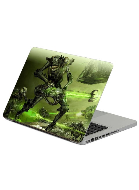 Robots Creatures Printed Laptop Sticker Multicolour