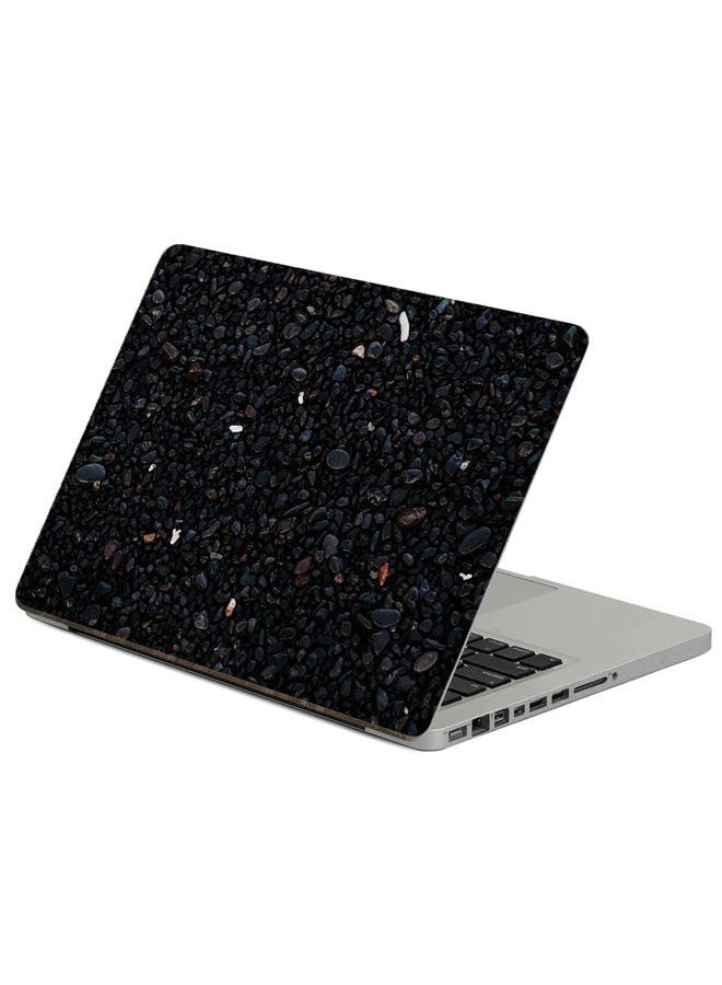 Fast Print Pebbles Stones Printed Laptop Sticker Multicolour 