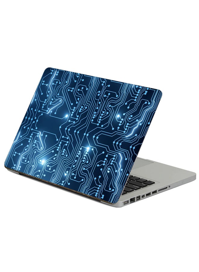 Fast Print Scheme Glow Printed Laptop Sticker Multicolour