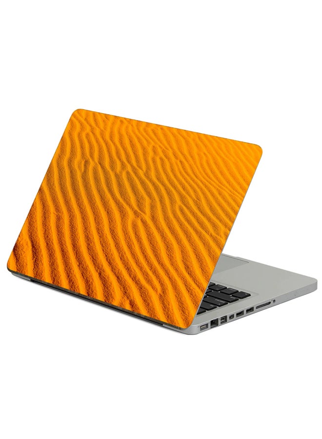 Fast Print Desert Sand Printed Laptop Sticker orange orange 