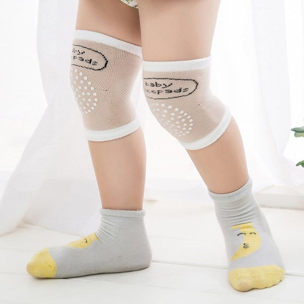 5-Pairs Of Baby's Breathable Anti-Fall Crawling Knee Pads Set  - Image 3