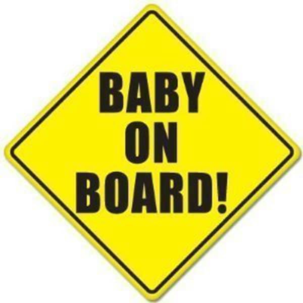 LO.BABY.VE - 1-Piece Baby on Board Sticker - Image 1