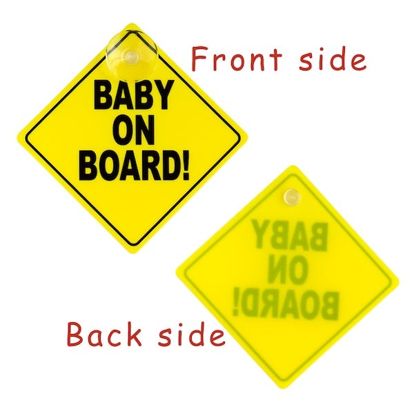 LO.BABY.VE - 1-Piece Baby on Board Sticker - Image 1
