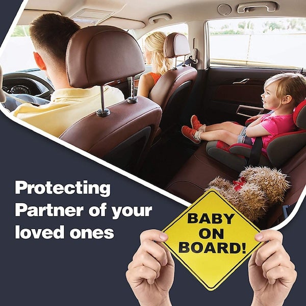 LO.BABY.VE - 1-Piece Baby on Board Sticker - Image 1