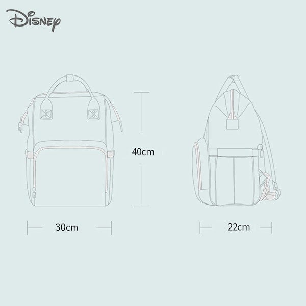 Disney Cartoon Patterned Multifunction Diaper Storage Bag - Image 3