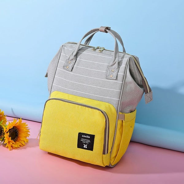 Mom's Fashion Colors Patching Large Capacity Diaper Bag  - Image 5