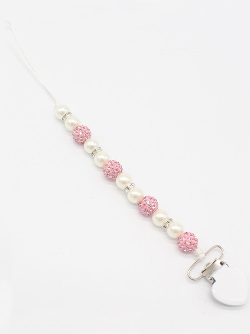 Clip Beaded Pacifier Holder Chain  - Image 1