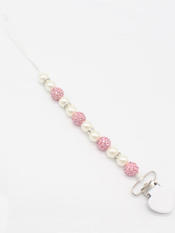 Clip Beaded Pacifier Holder Chain  - Image 5