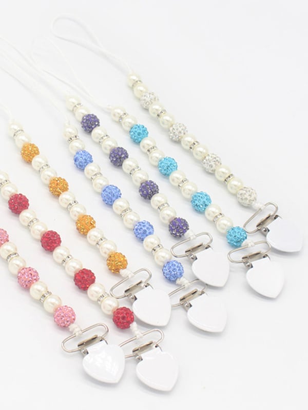 Clip Beaded Pacifier Holder Chain - Image 3