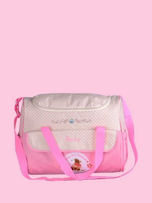 Dots Roomy Multi Functional Diaper Bag - Image 4