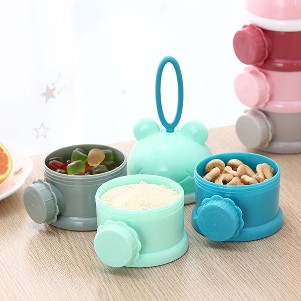 Three Layers Feeding Milk Powder Storage Box