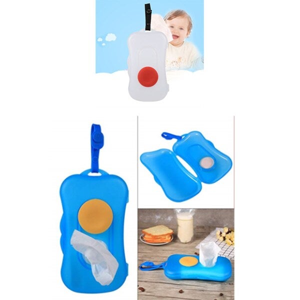 Baby's Portable Convenient Hygiene Wet Wipe Storage Box  - Image 5