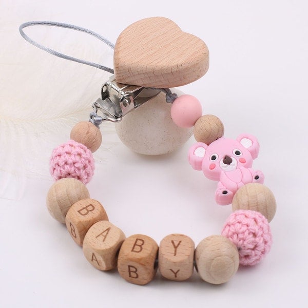 Silicone Koala Baby Pacifier Chain - Image 4