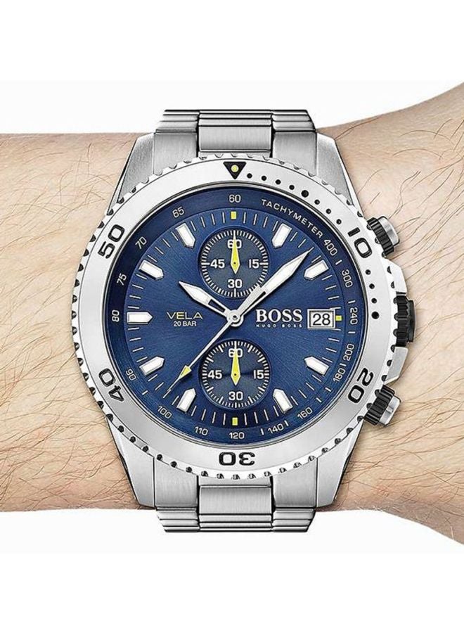 HUGO BOSS - Men's Vela Chronograph Watch 1513775 - Image 1