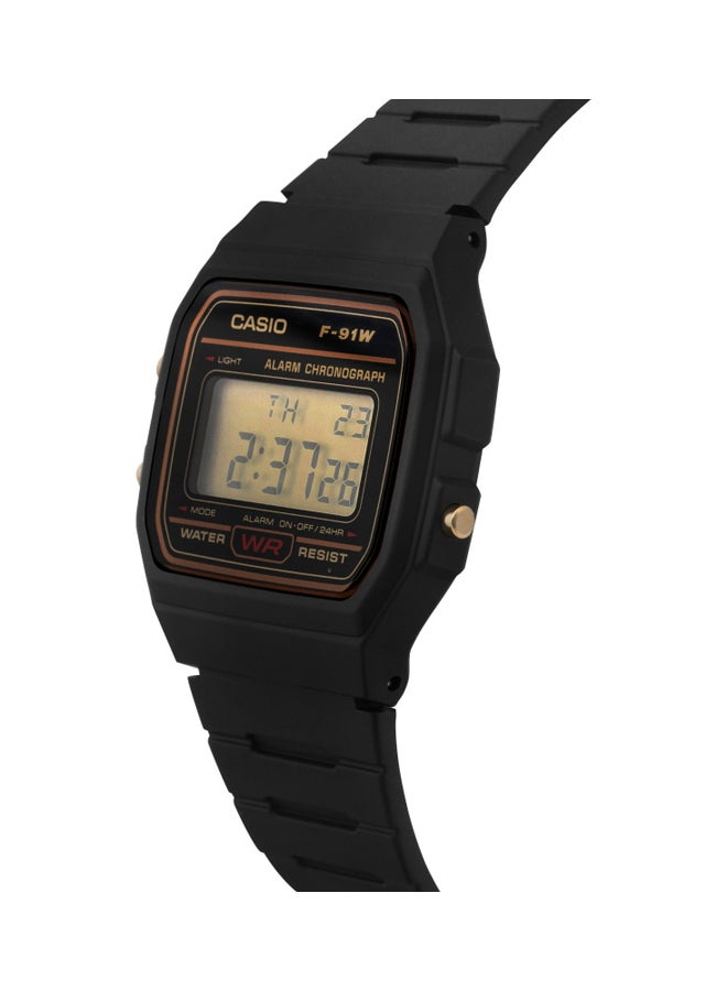 CASIO Men's Vintage Series Digital Watch F-91WG-9 - 33 mm - Black - Image 4