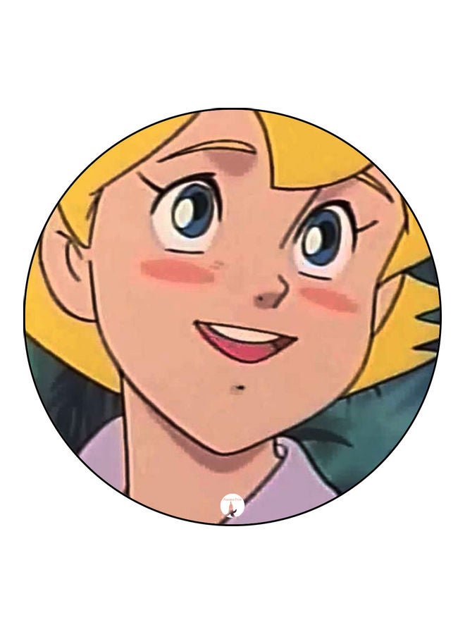 BP Printed Mouse Pad Beige/Yellow/Pink