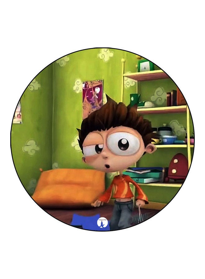 قاعدة ماوس عليها رسومات مطبوعة متعدد الألوان