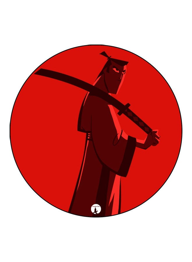 Printed Mouse Pad Red/Black