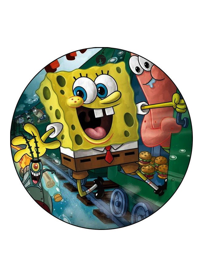 بي بي لوحة ماوس بطبعة رسوم متحركة متعدد الألوان