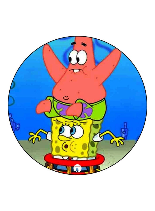 بي بي لوحة ماوس بطبعة رسوم متحركة متعدد الألوان