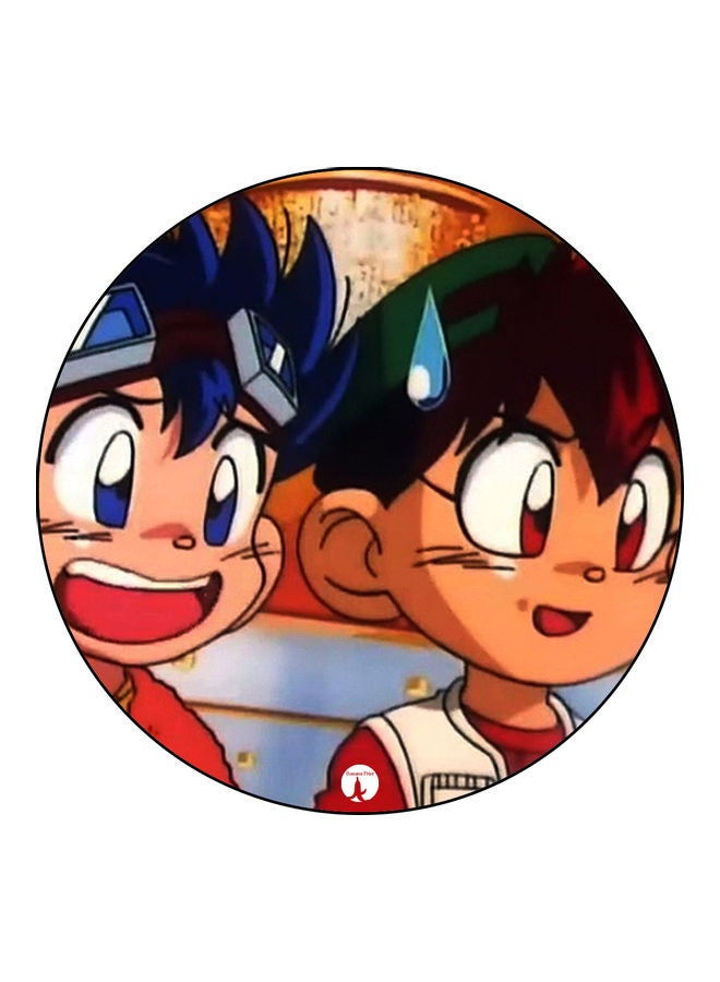 بي بي لوحة ماوس بطبعة رسوم متحركة متعدد الألوان