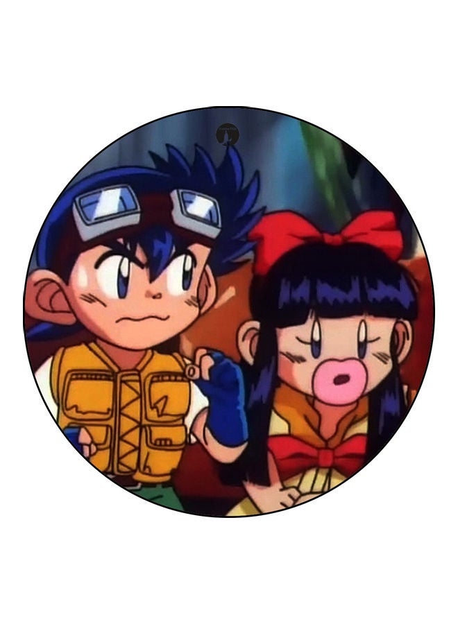 قاعدة ماوس عليها رسومات مطبوعة متعدد الألوان